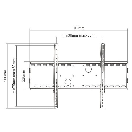 Flat Panel Wall Mount for 37" to 86" TV's - View 3