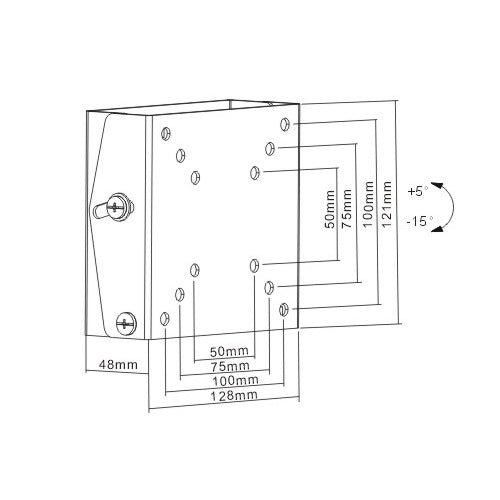 Tilting Mount for 10" - 24" Flat Panels - View 3